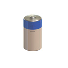 Polarized High Performance PCB battery holders for CR123A cells with coil spring contacts
